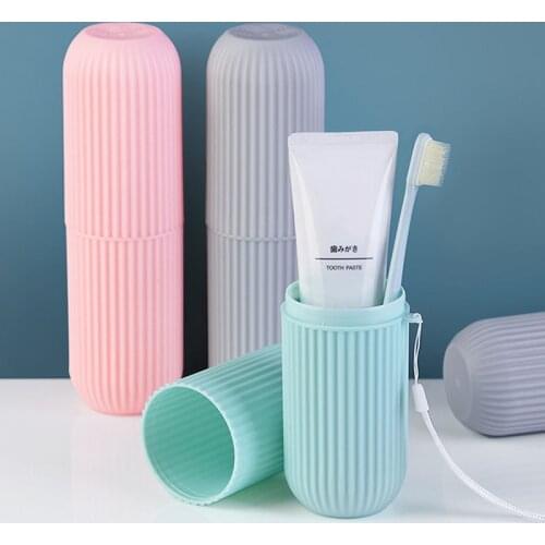 Travel Portable Toothbrush Toothpaste Holder Storage Case Box Organizer Household Storage Brush Tooth Cup Bathroom Accessories