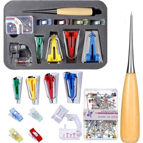 Sewing Accessories Seam Tools Supplies Accessory Seams Instruments Set 4size 6mm 12mm 18mm 25mm Quilting Hemming Tape Maker