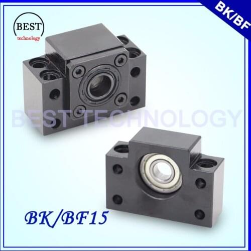 SFU2005 / SFU2010 Ball Screw End Support BK 15 & BF 15 CNC parts BK/BF15 SFU 2005 & SFU 2010