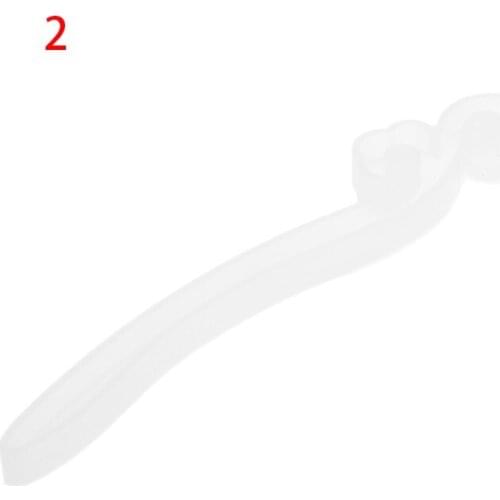 652F DIY Silicone Hairpin Mold Making Hair Stick Mould Jewelry Pendant Resin Craft