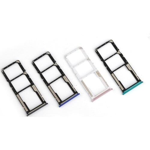 Redmi9 SIM Card Slot For Xiaomi Redmi 9 Card Adapters Socket Holder Tray Chip Drawer Replace Housing Repair Parts