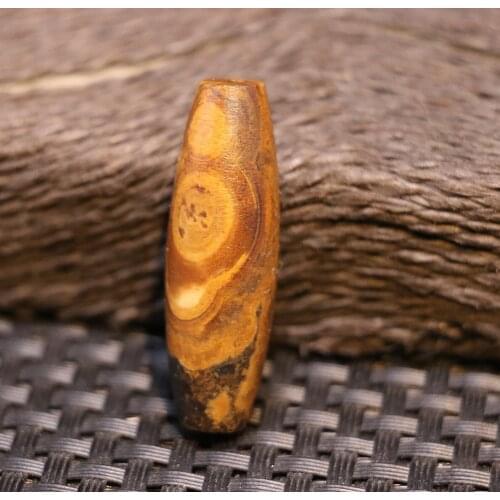 Super Energy From LK brother Sauces Magic Tibetan old Agate Natural Eye Meng dZi Bead Healing Amulet 20220Ar LZK