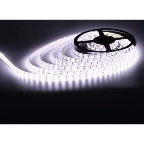 DC 24V led strip light 5050 300led 5m waterproof ip65 6500k 3000k warm white rgb red blue green flexible led tape rope lamp