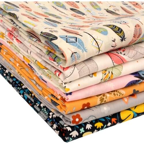 100% Cotton Fabric By Half The Meter Sewing Fabrics Butterfly Printed Cloth Sheets DIY Crafts Supplies Dress Making 45*150cm 1pc