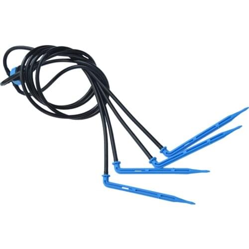 Water Saving 4L 4-Way Arrow Drip System Dropper Emitter Irrigation For Greenhouse Potted Plants