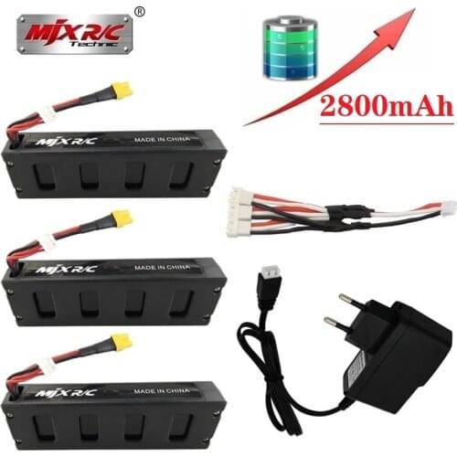 7.4v Battery Charger For MJX R/C Bugs 3 B3 7.4V 2800mah 25C Li-po Battery for MJX B3 RC Quadcopter Drone Spare Parts Accessories