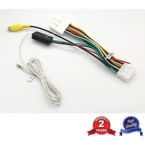 Aftermarket Reverse Camera Adaptor Wiring Harness For Toyota Subaru