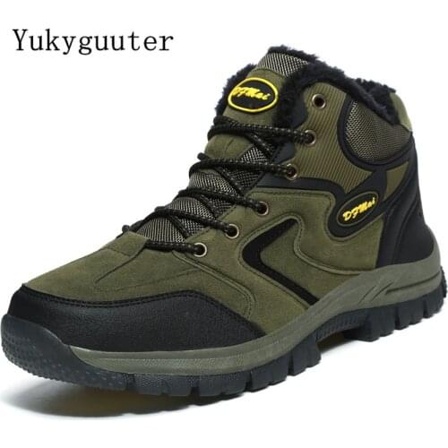 Winter Men Women Hiking Shoes Outdoor Walking Jogging Trekking Snow Boots Mountain Climbing Sport Sneakers Athletic Waterproof