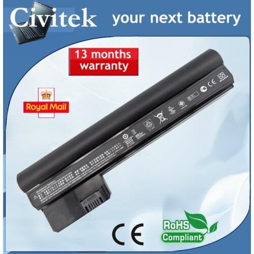 Laptop Battery For HP Mini 110-3000 CQ10 CQ10-400 CQ10-500 607763-001 607762-001 HSTNN-DB1U HSTNN-E04C HSTNN-06TY HSTNN-CB1U