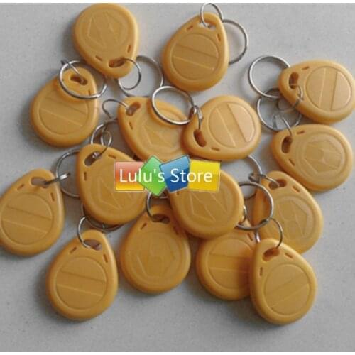 20pcs/lot T5577 125Khz RFID Writable Rewritable Proximity ID Token Tag Key Keyfob keychain