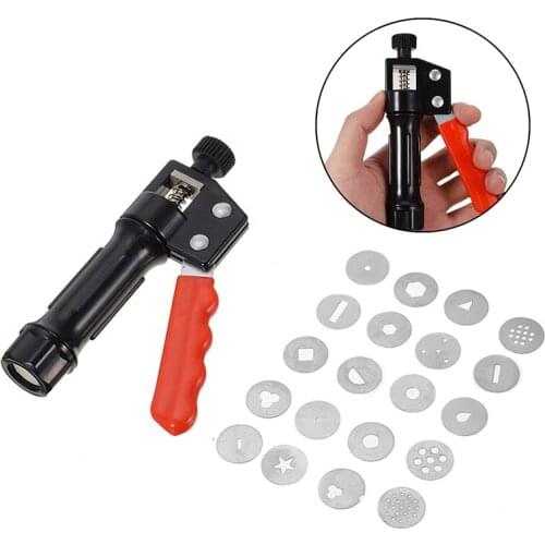Stainless Steel Sugar Paste Extruder Tool For Cake Sculpture Craft Sculpture Machine Fondant Cake Sculpture Polymer Gun Tool