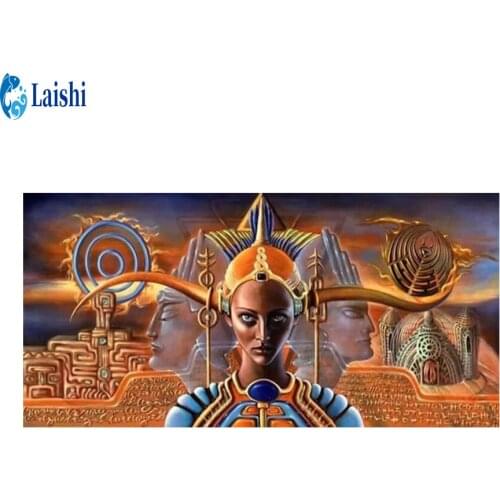 Great Painter 5D DIY Pyramid girl Diamond Painting Full Square Cross stitch Diamond Painting Embroidery Sale Rhinestones Picture