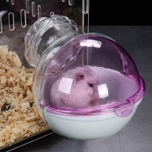 Small Pet Bed Hamster Bath Sand Room Small Animal Toy Mouse Bathroom Cage Pets Box Toilet Hamster Cages Tubes Pet Products