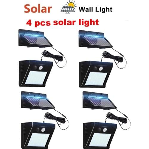 30 LED Solar Power Energy PIR Infrared Motion Sensor Garden Security Lamp Outdoor Light for for Garden Décoroptional seperable p
