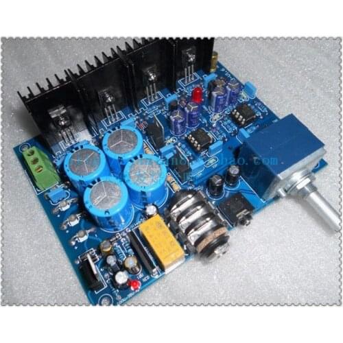 Fever-famous desktop amp refer to A1 circuit, surging and sharp effect, the final product board MC33078N