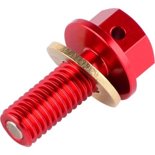 Motorcycle Magnetic Oil Drain Bolt Plugs For Honda CRF250R 2004-2016 CRF250X 2004-2017 CRF450R 2009-2016