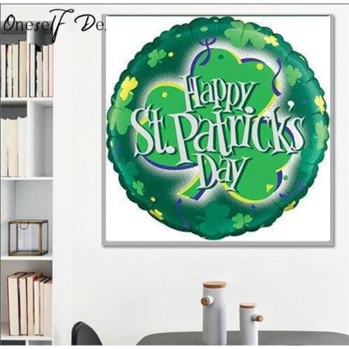 New Design ST.PADDYS' DAY Gift DIY 5D Diamond Painting Diamond Mosaic Sale Great Diamond Embroidery Full Set Rhinestone Picture