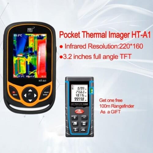 New HT-A1 HT-A2 Portable Infrared Thermal Imager Fast Shipping Within 48 Hours Professional Mini Measuring Tools