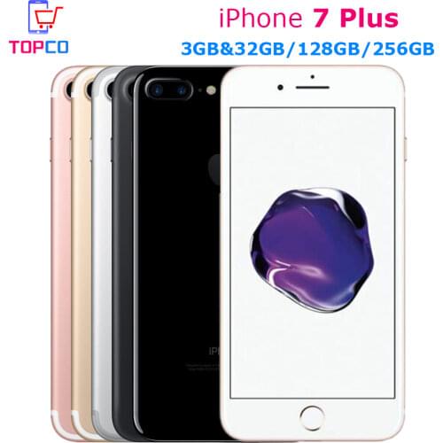 Apple iPhone 7 Plus Factory Original Mobile Phone 4G LTE 5.5" Dual Core A10 12MP RAM 3GB ROM 128GB Cell phone NFC