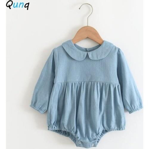 Боди с длинным рукавом для малышек Qunque/群鹊 China At AliExpress