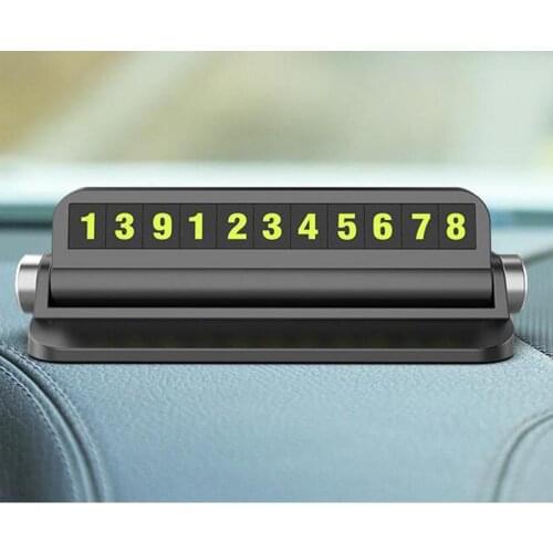 Hidden Car Phone Number Card Plate Stickers For Car Styling Temporary Parking Card Plate Telephone Number Card Car Stickers
