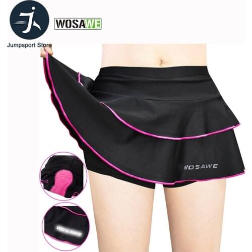 Ladies Cycling Underwear Shorts Women 3D Gel Padded Bike Shorts Mountain Bike Bicycle Skirt Girls Running Cycling Skirt Shorts