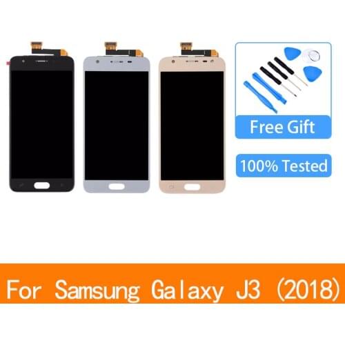 For Samsung Galaxy J3 2018 Display SM-J337 J337V J337P LCD Display With Touch Screen Digitizer Assembly