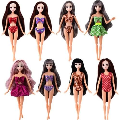 1Pcs Fashion Handmade Swimsuit Girls small dress Princess wedding dress for 30cm dolls Accessories DIY dress up gifts for kids