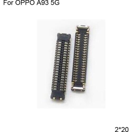 2PCS For OPPO A93 5G FPC connector For OPPO A 93 5G LCD display screen on motherboard mainboard On flex cable