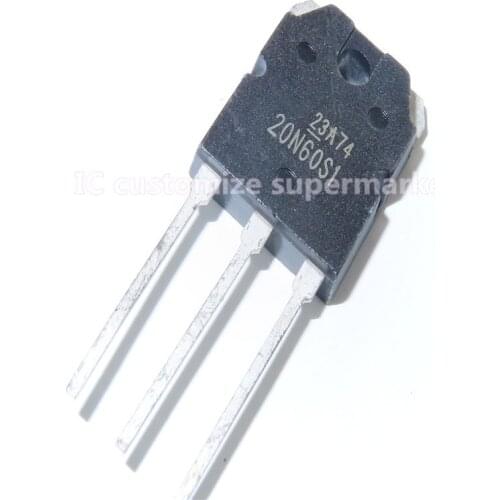 5PCS/LOT NEW FMH20N60S1 20N60S1 TO-3P 600V 20A Triode transistor