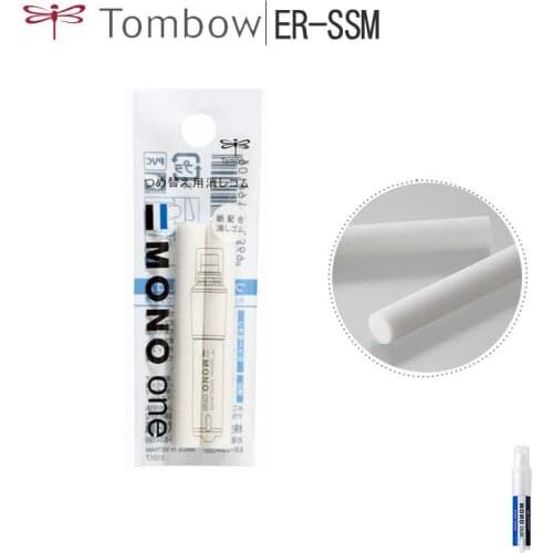5packs/lot Tombow MONO ONE Lipstick Rotary Rubber Refills For Pencil Lead Eraser 50*7mm Drawing Eraser ER-SSM