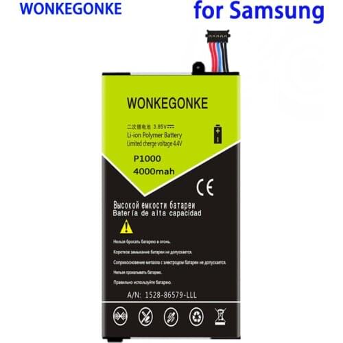 WONKEGONKE 4000mah SP4960C3A For Samsung Galaxy Tab P1000 P1010 GT-P1000 Tablet Battery Batteries