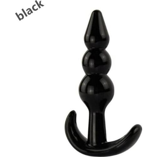 Anal Plug Jelly Butt Plug Anal Sex Toys for Beginner Men Woman Beads Erotic Toy Sexual Products for Adult Games GS0029