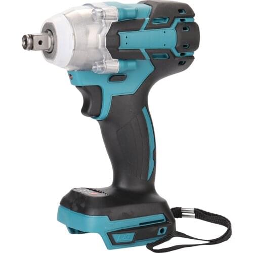 18V Cordless Impact Wrench Screw Driver Brushless Motor High Torque Electric Wrench with Electric Brake