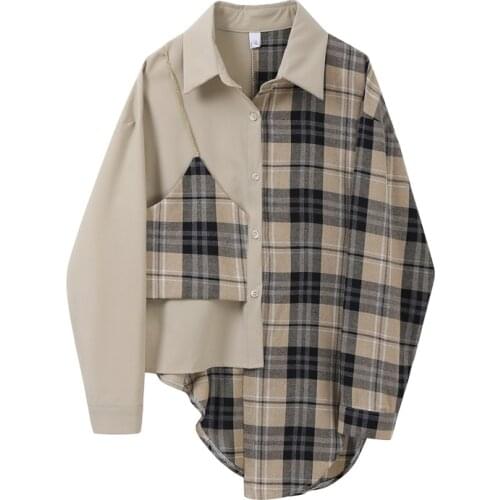 Блузки в клетку Biscuit Bear China At AliExpress