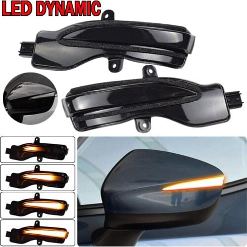 Black For Mazda CX-3 2016- 2019 CX-4 CX-5 KE 2016 LED Dynamic Turn Signal Light Side Wing Rearview Mirror Indicator Sequential