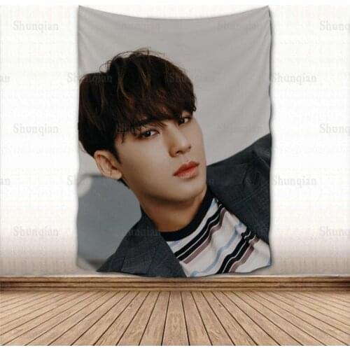 Nice Seventeen MINGYU And SCOUPS Tapestry Wall HangingTapestry Art Home Decoration Sleeping Pad Wall Carpets Dorm Decor 0512