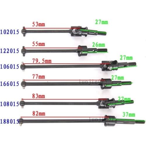 HSP 122015 166015 188015 102015 106015 108015 Dogbone Drive Shaft Joint 2P For HSP Redcat Exceed 1/10 RC Model Car