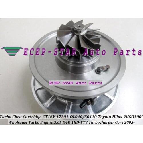 Turbo Cartridge CHRA Core VB35 17201-30200 17201 30200 1720130200 For TOYOTA HIACE DYNA 2002-10 D4D 1KD 1KDFTV 1KD-FTV D4-D 3.0L