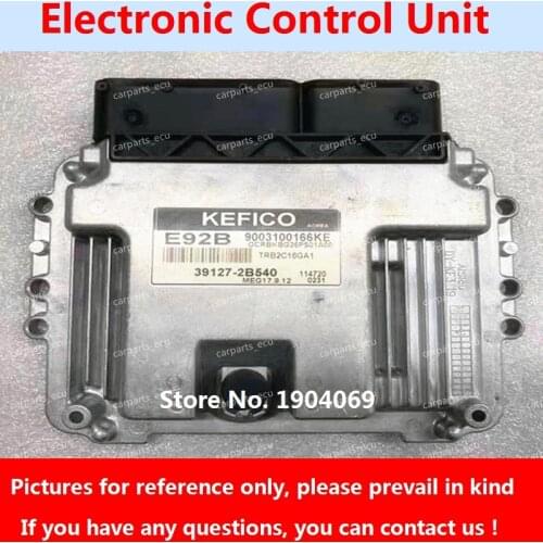 For Hyundai -AT MEG17.9.12 Car Engine Computer Board/ECU/Electronic Control Unit/39127-2B540 E92B/39127-2B860 F01B