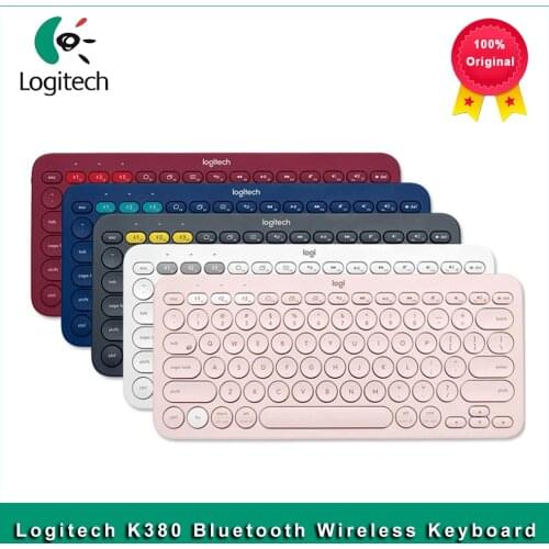 Logitech K380 multi-device Bluetooth wireless keyboard linemate multi-color Windows MacOS Android IOS Chrome OS universal