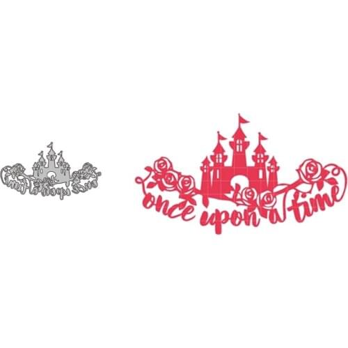 Metal Cutting Dies Castle Stencil DIY Scrapbook Paper Photo Craft Template Dies 2021 NEW