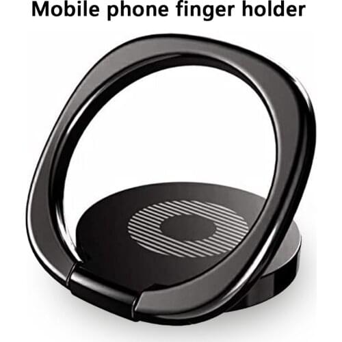 Mini 360 Degree Finger Ring Holder Metal Phone Stand Mount Smartphone Holder for iPhone X XS Xiaomi Redmi Samsung Mobile Phone