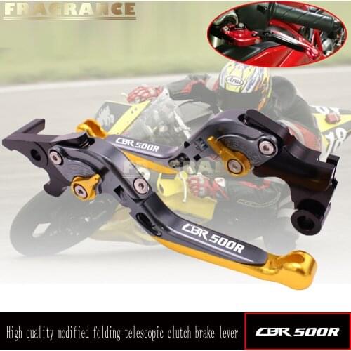 Motorcycle Folding Extendable CNC Moto Adjustable Clutch Brake Levers forHONDA CBR500R CBR500 R CBR 500R CBR 500 R 2013 2014 -17