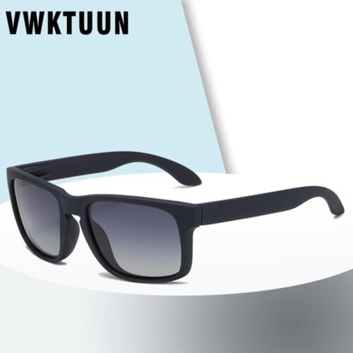 VWKTUUN Square Polarized Sunglasses Men Square Sunglass Mirror Shades Driving Driver Night Vision Sunglasses UV400 Eyewear