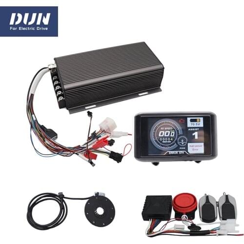 Ebike Conversion Kits 48V 60V 72V 150A 3000w Regenerative Programmable Controller DIY Assembly with Alarm+750C +PAS