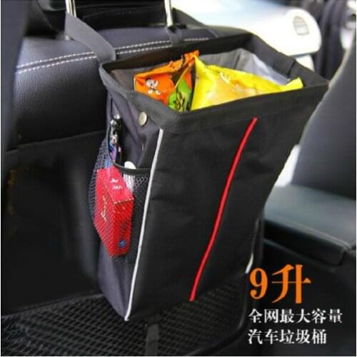 Useful Folding car trash bag hanging bag back child car storage bag 24*12*32cm Free shipping