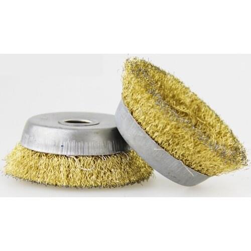 10pcs Grinding wire brush metal anti-rust derusting polishing wheel copper wire wheel steel wire wheel brush angle grinder