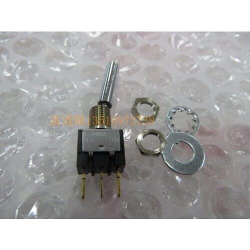 [VK] Original imported Japan NKK E-2012P button switch 0.4VA 28V gold-plated 3 feet 2 gear