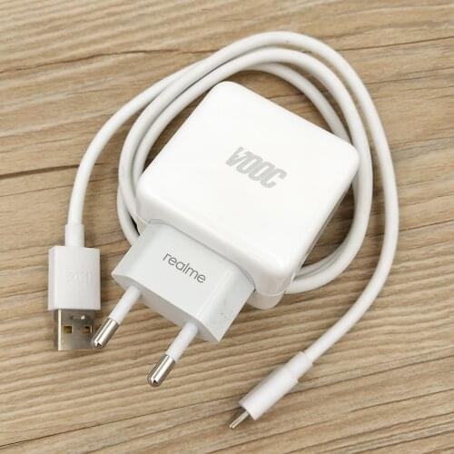 Original For 20W VOOC Charge For Realme 5 6 7 X2 X3 X7 X50 Q2 PRO X50m 6i 7i 5V 4A Power Wall Charger Adapter 1M 6A Type C Cable